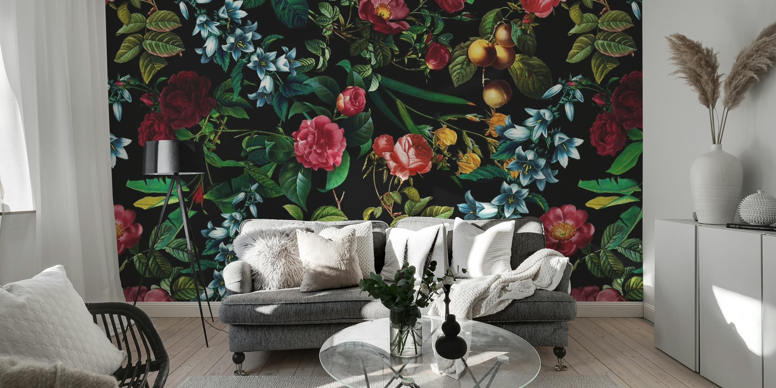 Floral Jungle I wallpaper