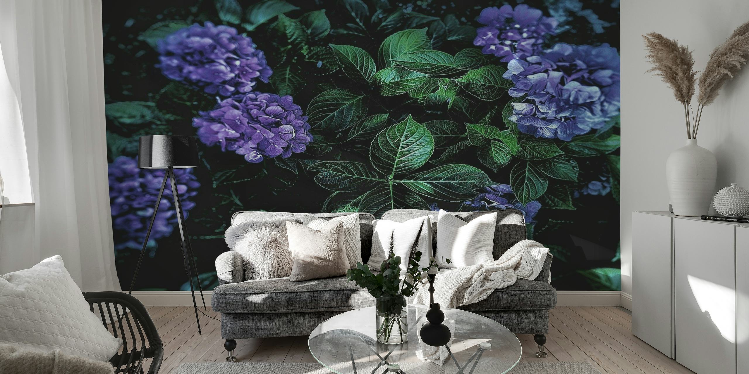 Purple flower love wallpaper