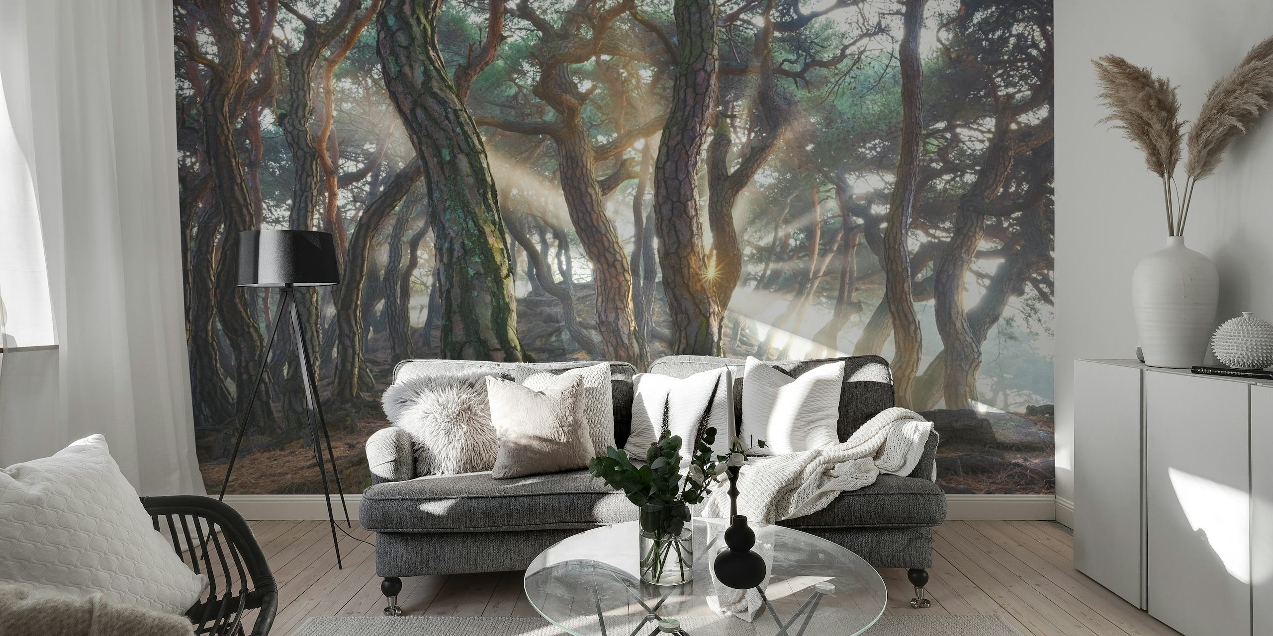 Sacred Pine Trees wallpaper