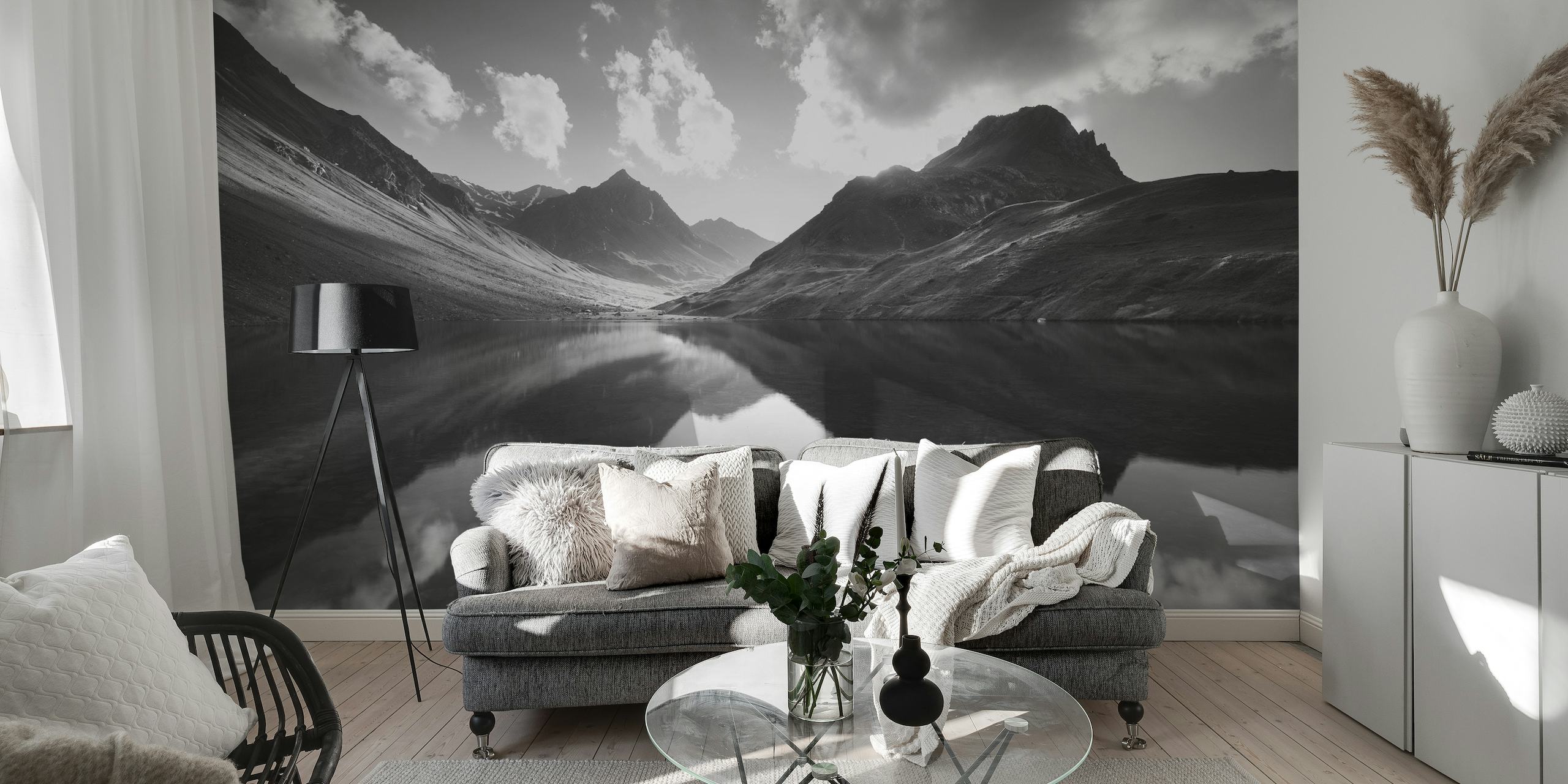 Mountain reflection wallpaper