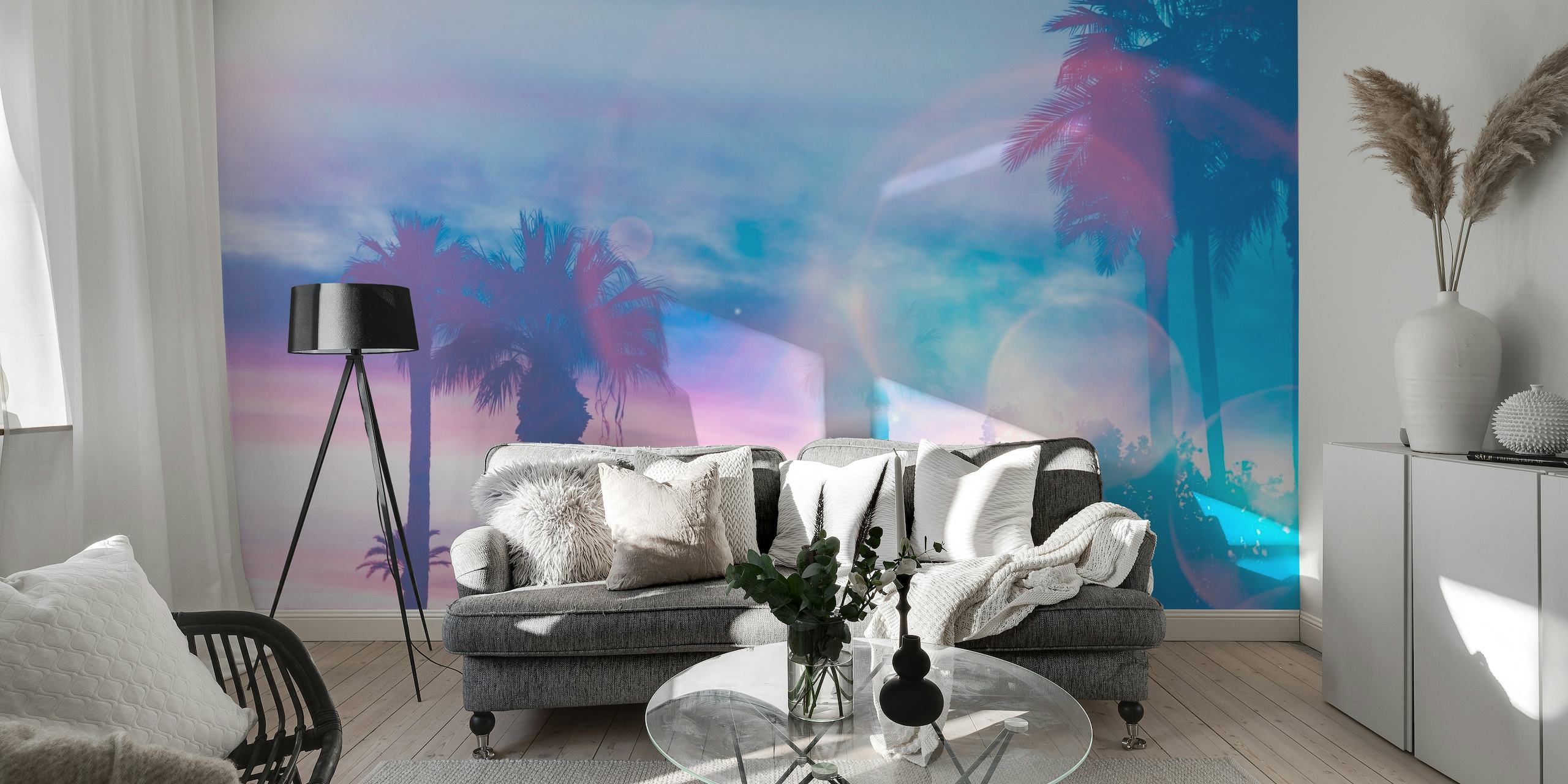 Exotic Paradise Surreal Light wallpaper