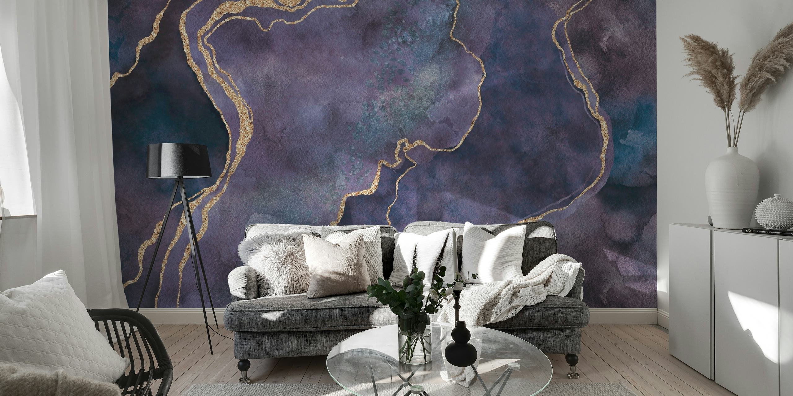 Purple Gemstone Glamour wallpaper