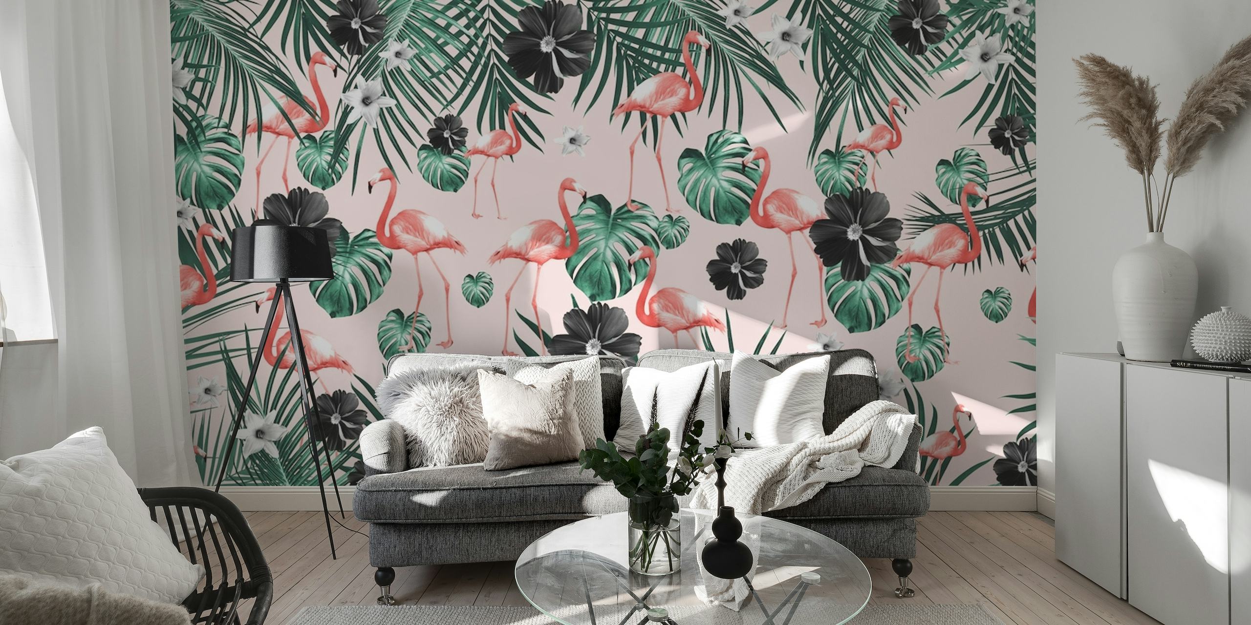 Tropical Flamingo Flower 4a wallpaper