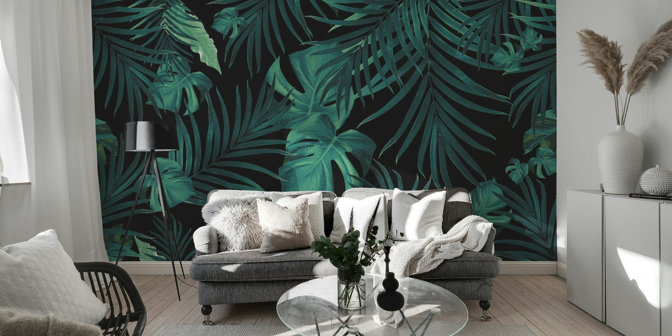 Tropical Jungle Night 1 w 3 wallpaper