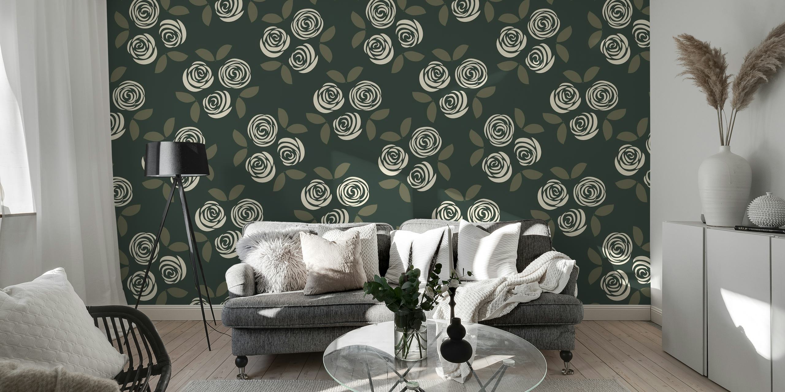 Roses in Dark Background wallpaper