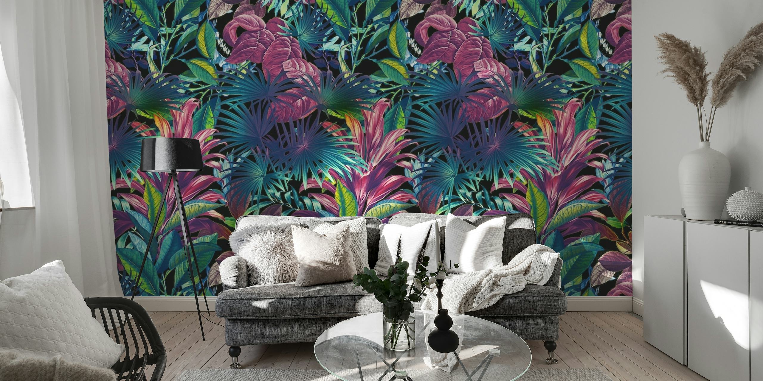 Tropical Garden XV - Night wallpaper