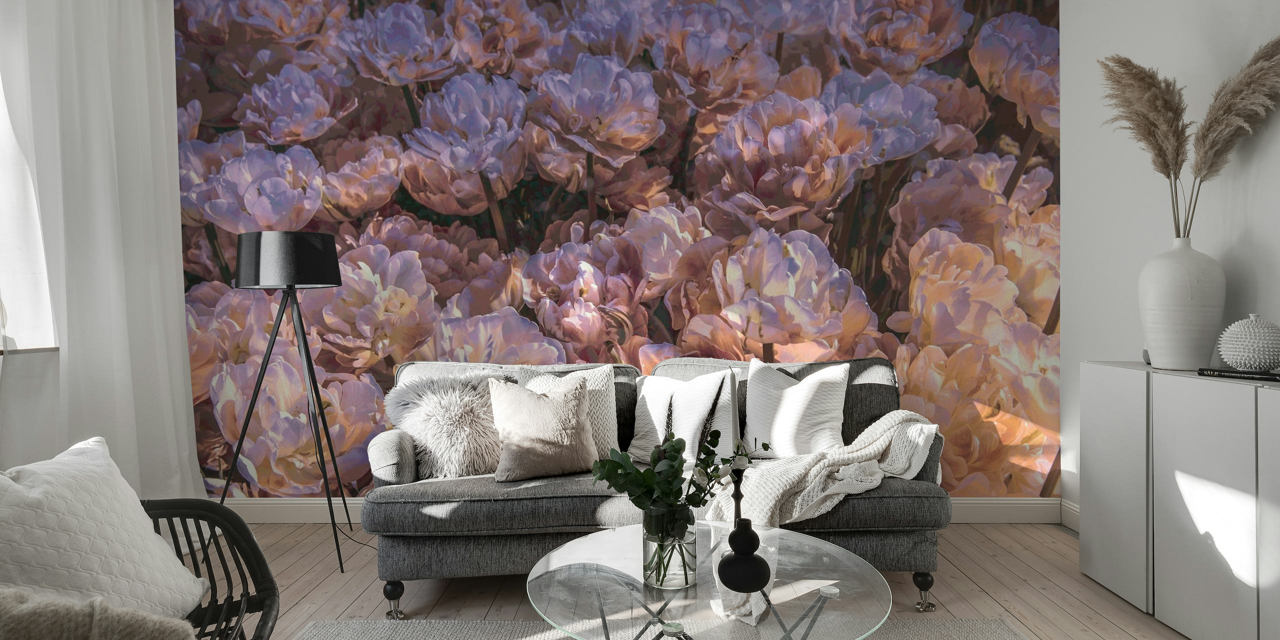 Blush Lush Floral wallpaper