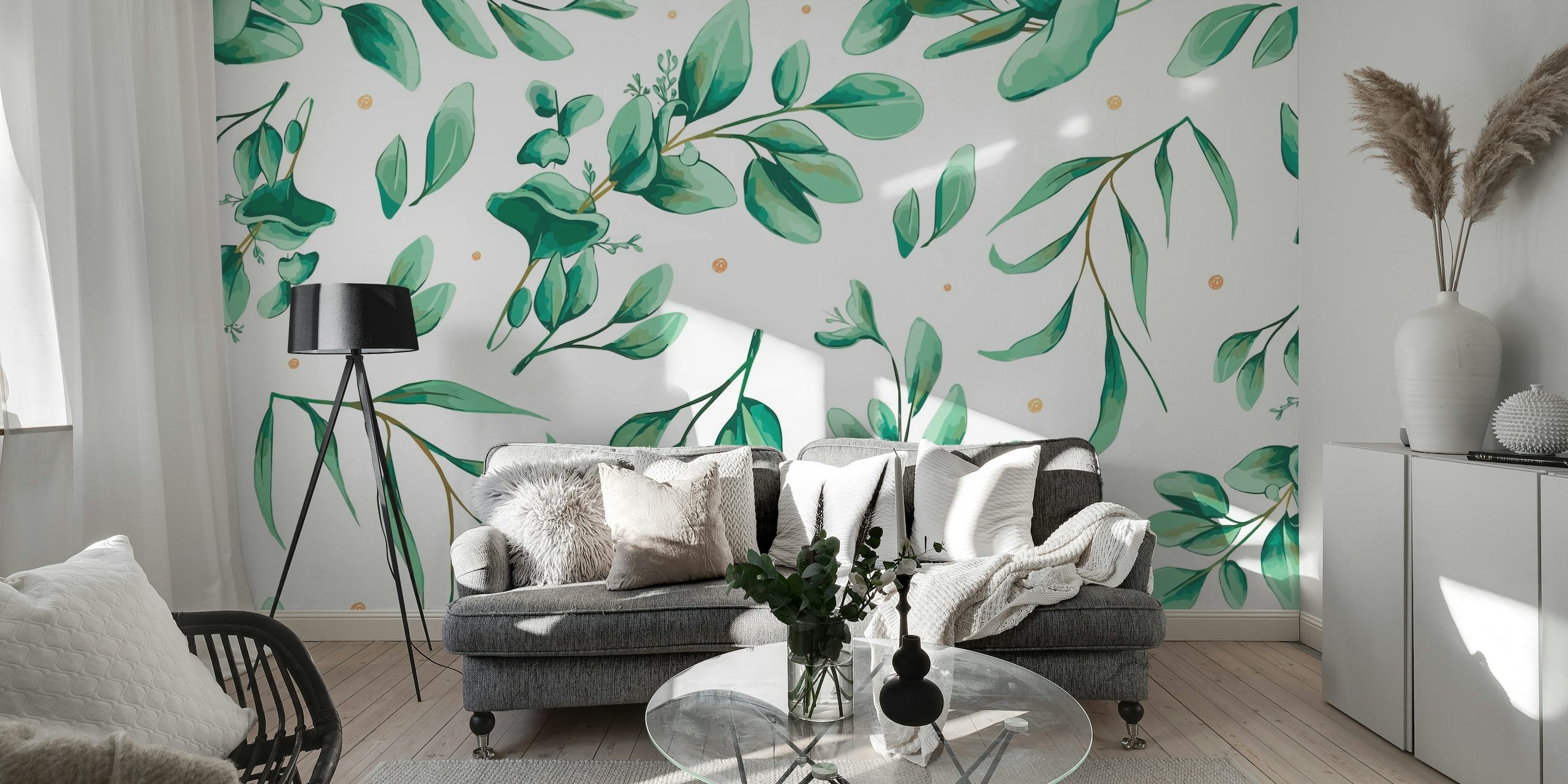 Watercolor Leaf Art wallpaper
