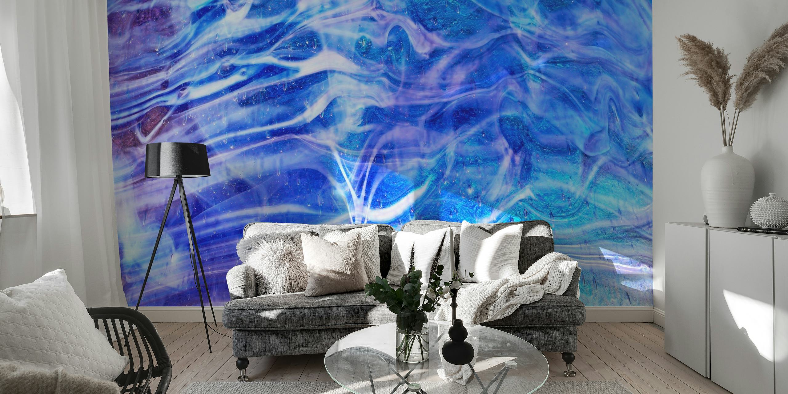 Indigo Marble Ocean wallpaper