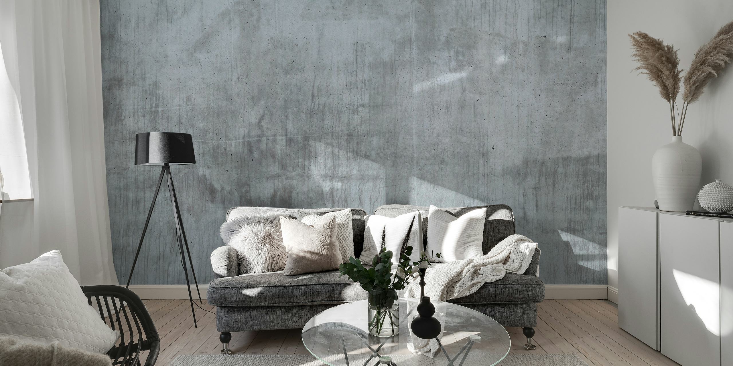 Old gray concrete behang
