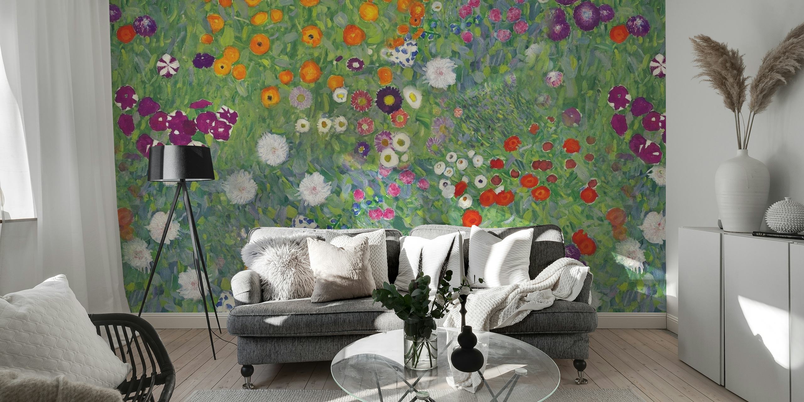 Klimt Flower Garden carta da parati