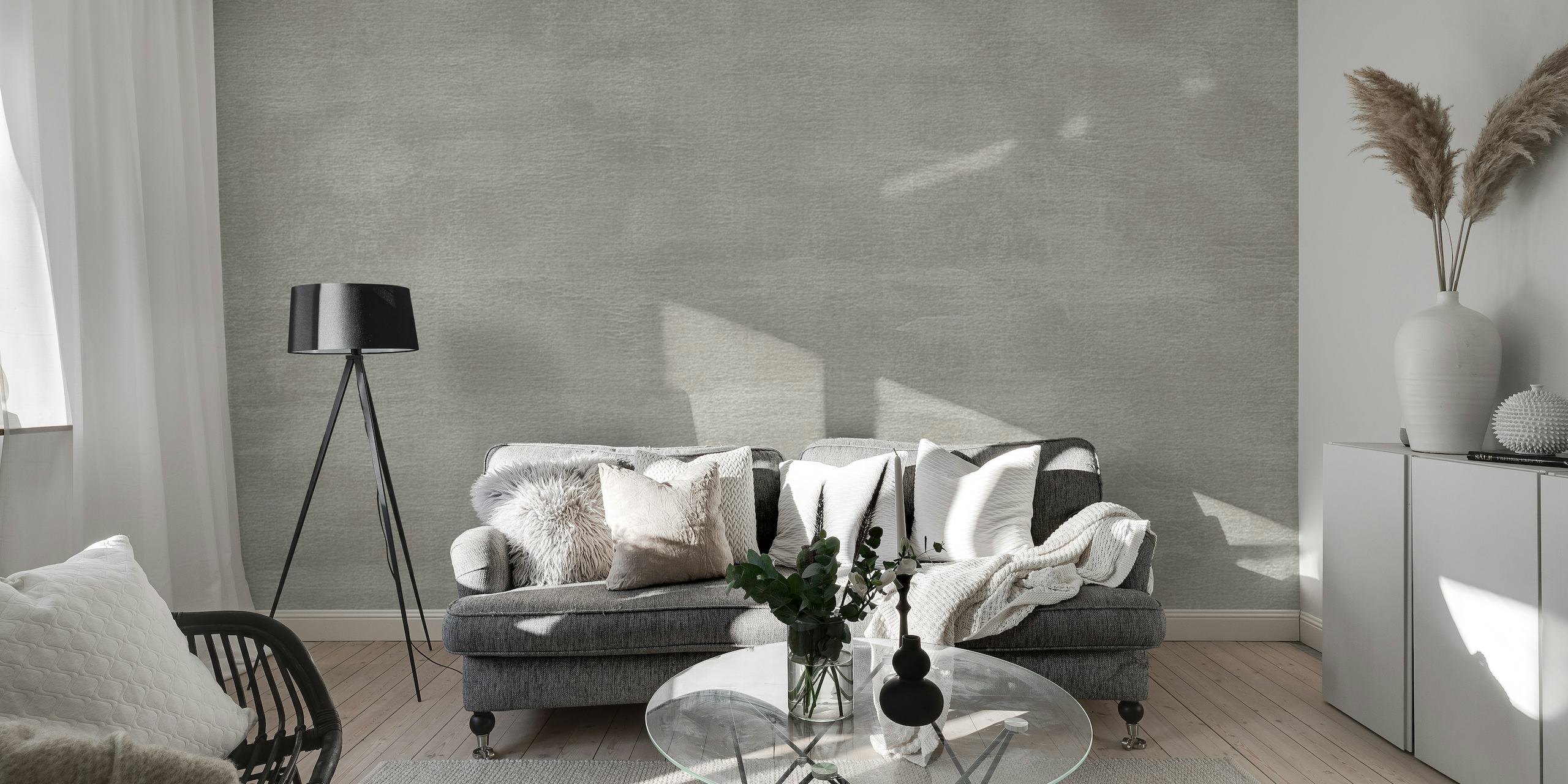 Concrete wall neutral warm gray tapeta