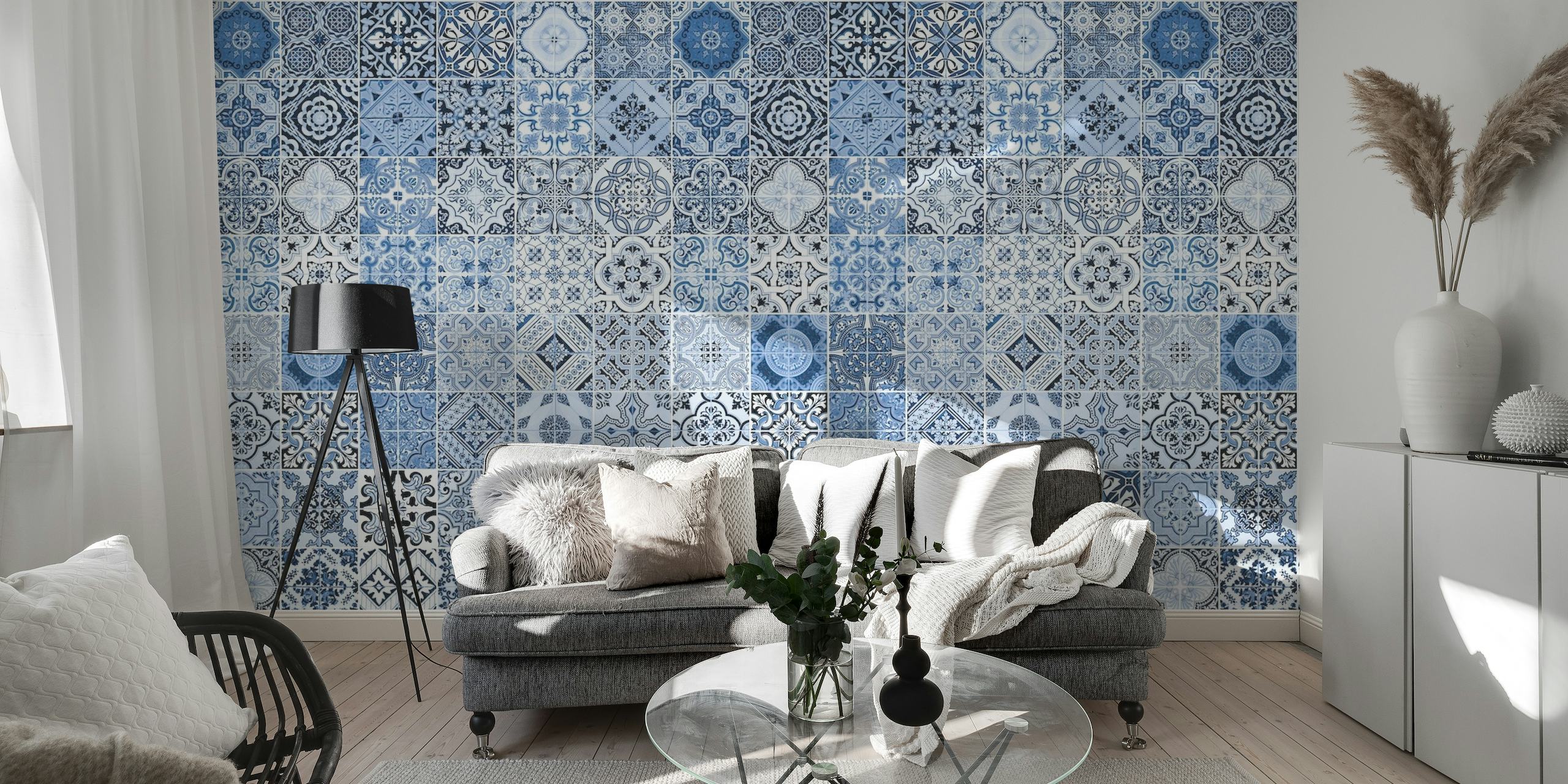 Blue Marrakech papel de parede