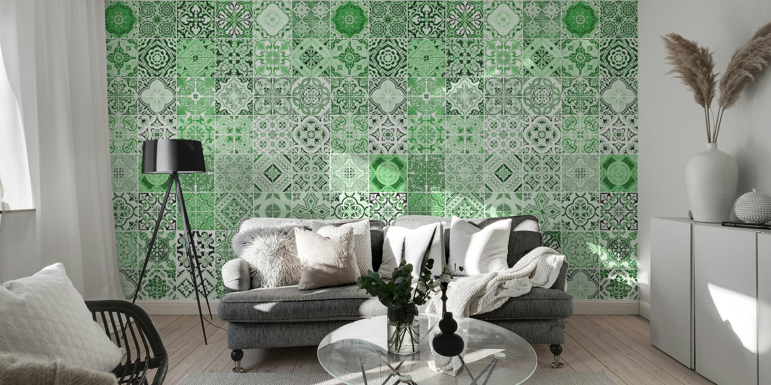 Green Marrakech wallpaper