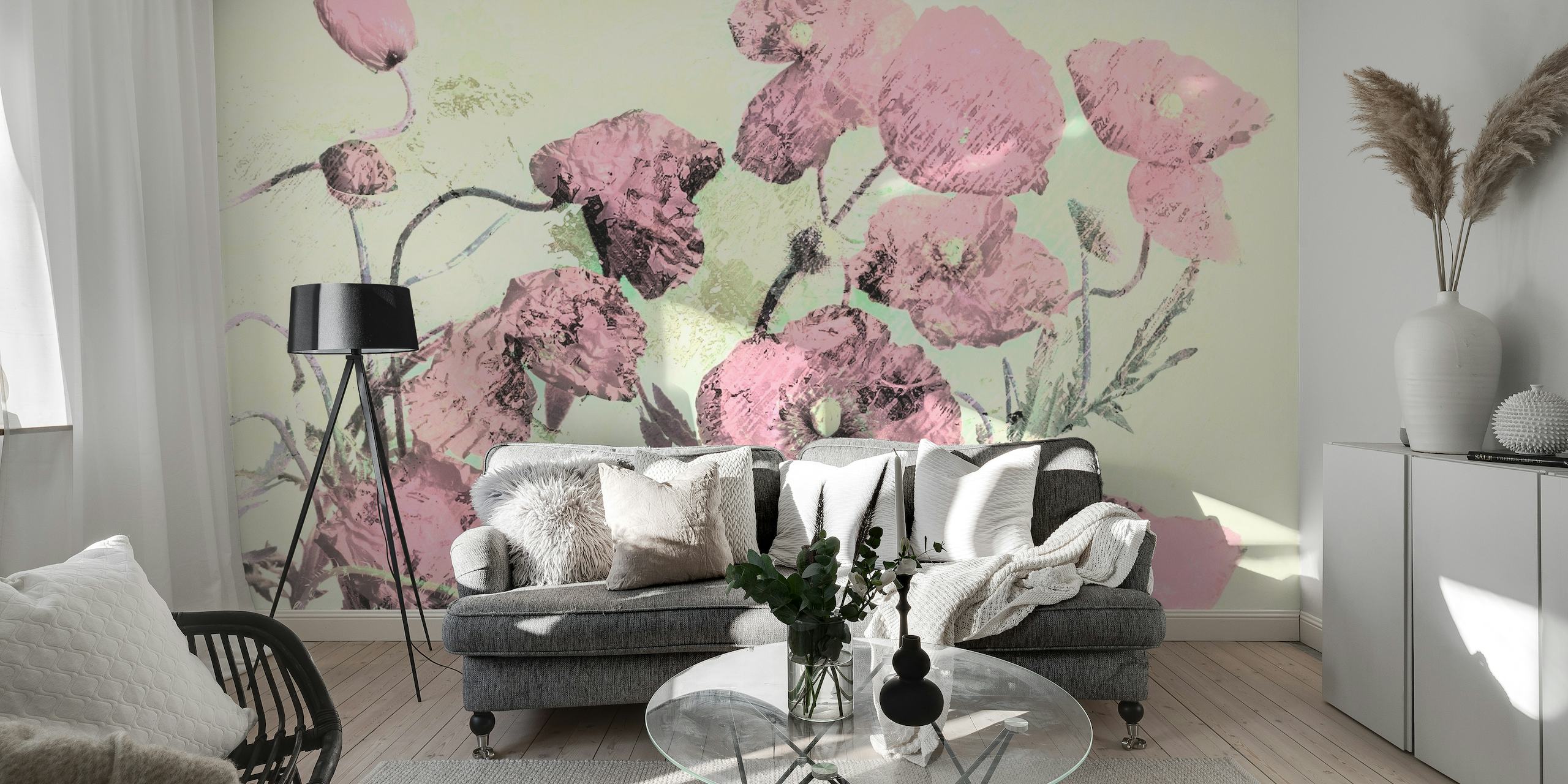 Retro Floral wallpaper