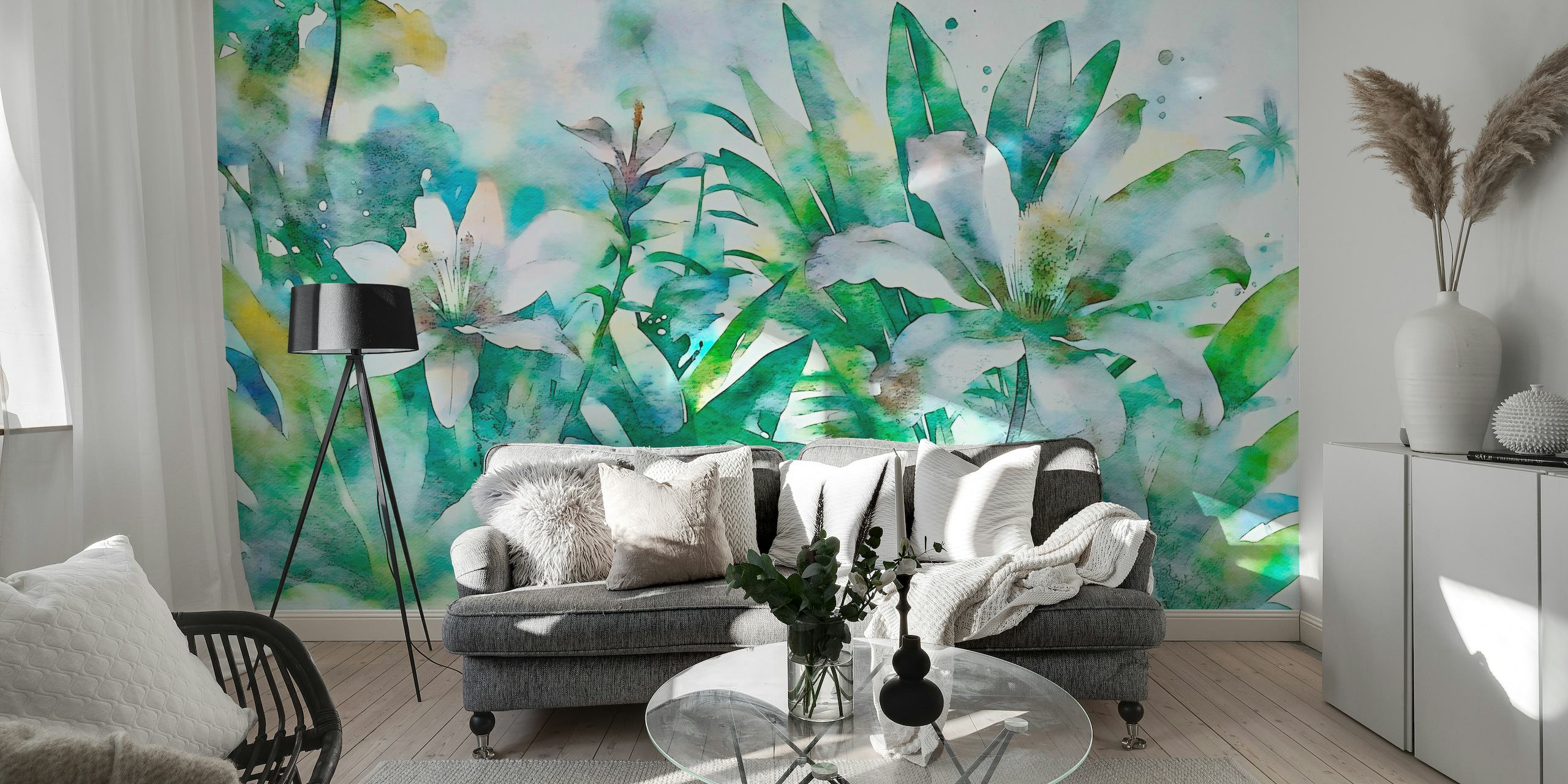 Jungle Style Painting papel pintado