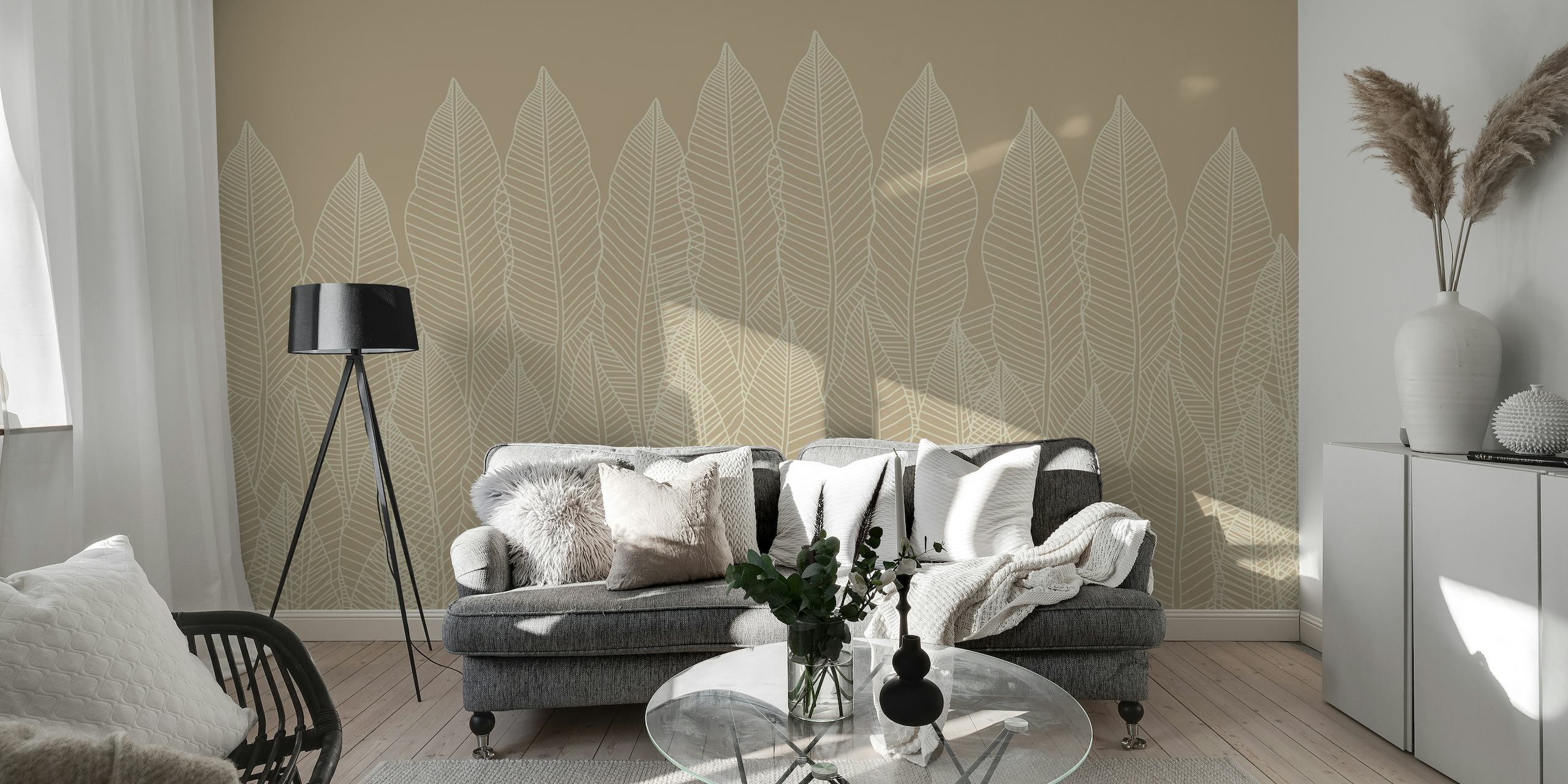 Luxury Palms Sand wallpaper