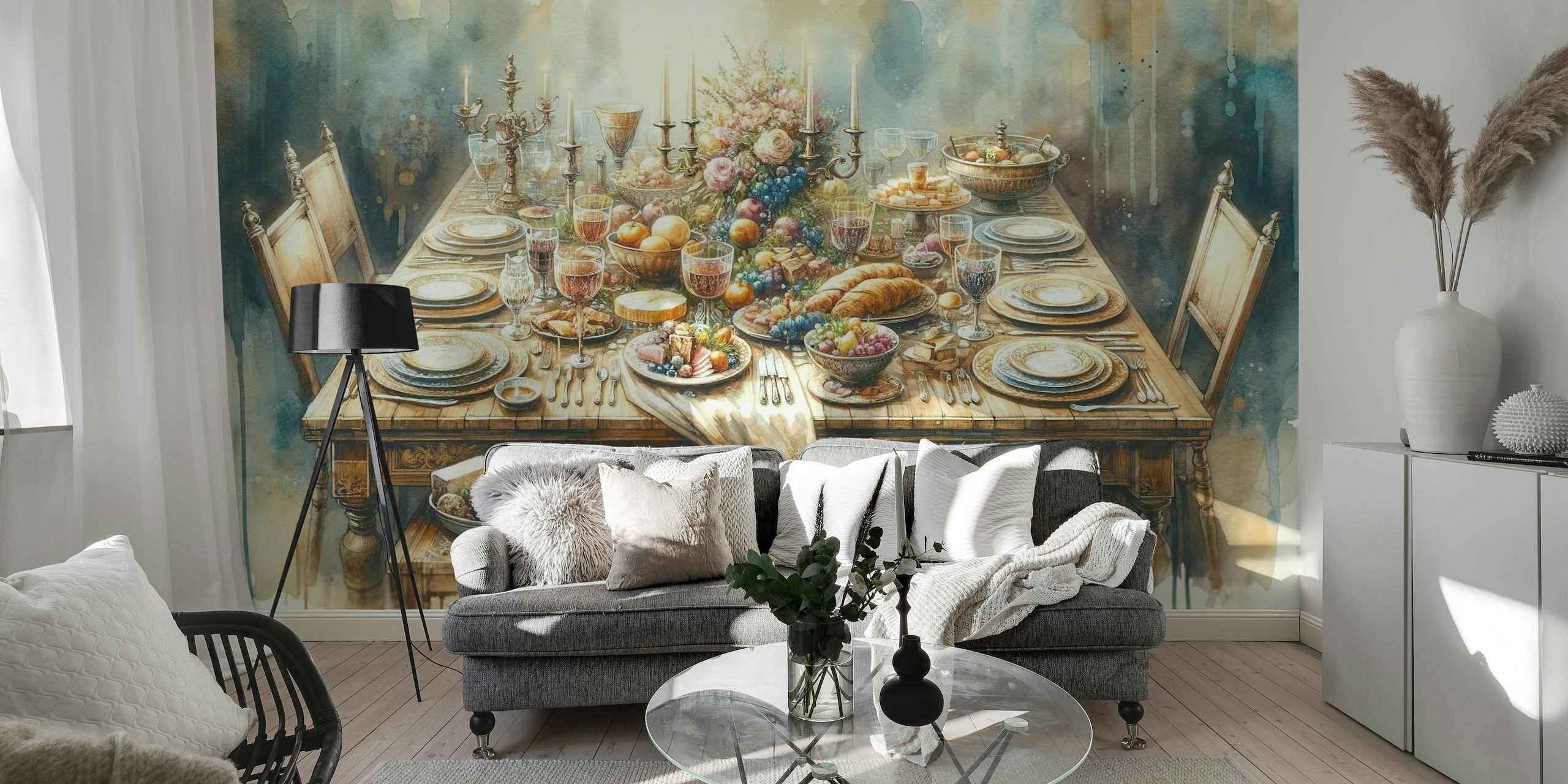Intimate Feast wallpaper