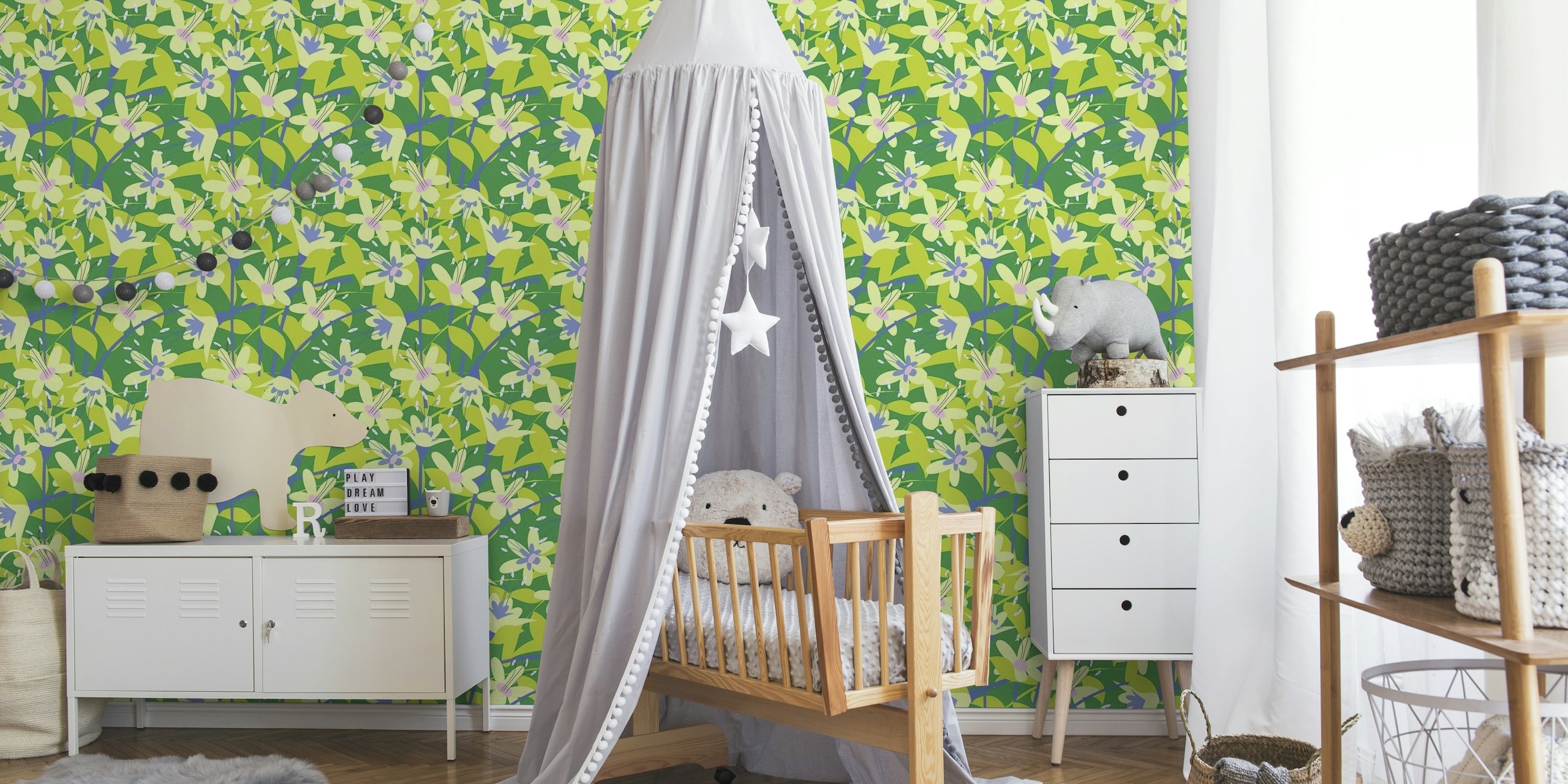 Moonbeam Coreopsis - Kids Room papel pintado