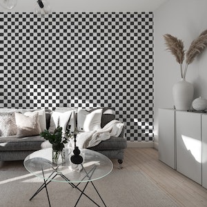 Black and White Checkerboard - Normal Size