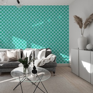 Green and Blue Checker