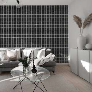 Simple Tiles - White on Black