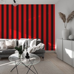 Black and Red Stripes wallpaper