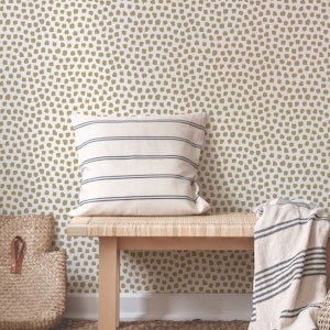Abstract Dots Willow Green