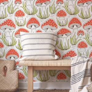 Vintage Mushroom Fields