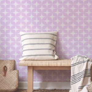 Damask floral lilac