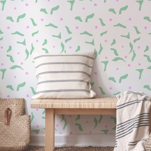 Whimsical Green Shapes