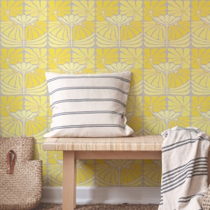 Vintage Yellow Florals