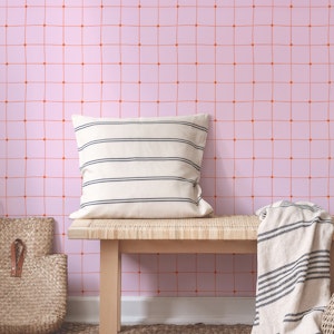 Pink and Orange Grid