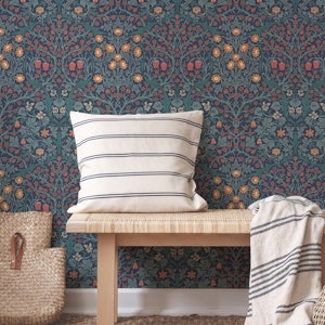 Blackthorn in Bohemian Blue - Arts and Crafts