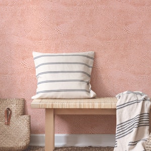 Curvy dots - Soft pink - Large scale