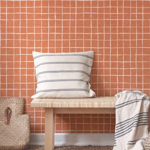 Terracotta Grid Harmony