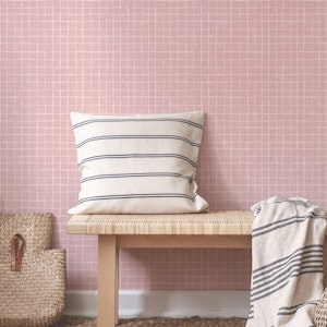 Pink Linen Squares