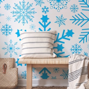 Blue Snowflakes