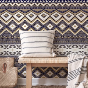 Mystic Tribal of Gold and Blue II W