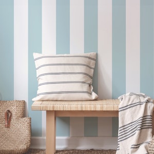 Gray White Scandi Stripes Nursery