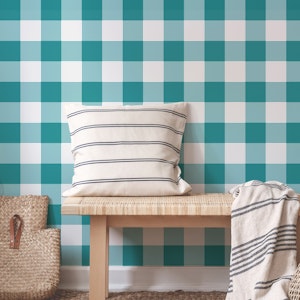 Gingham - Teal