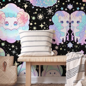 Cute Kawaii Zodiac 12 black