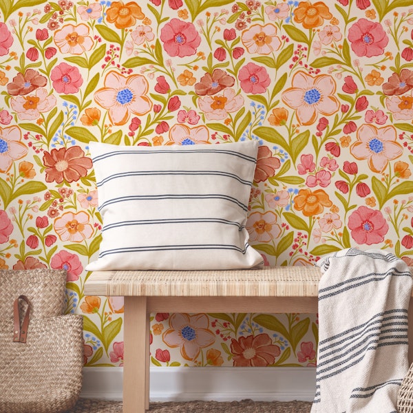 Whimsical Floral Meadow