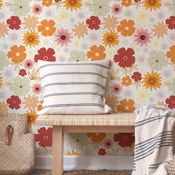 Retro Flower Fantasy