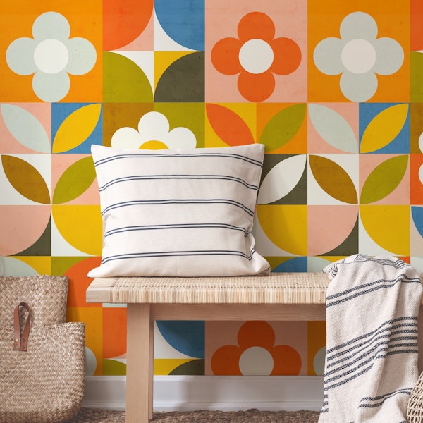 Mid-Century Blossom Charm