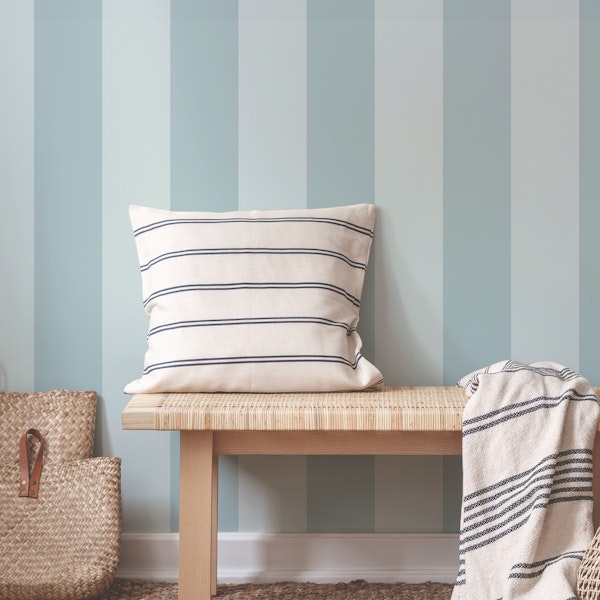 Soft Blue Gray Stripes