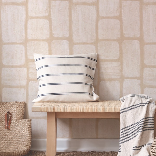 Beige Stones Handmade Painted Shapes