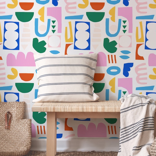 Joyful mix of shapes