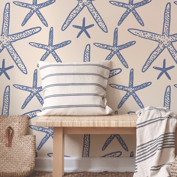 Starfish Ocean Nautical Coastal Ivory XL