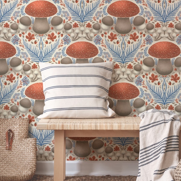 Autumnal Underwood Damask